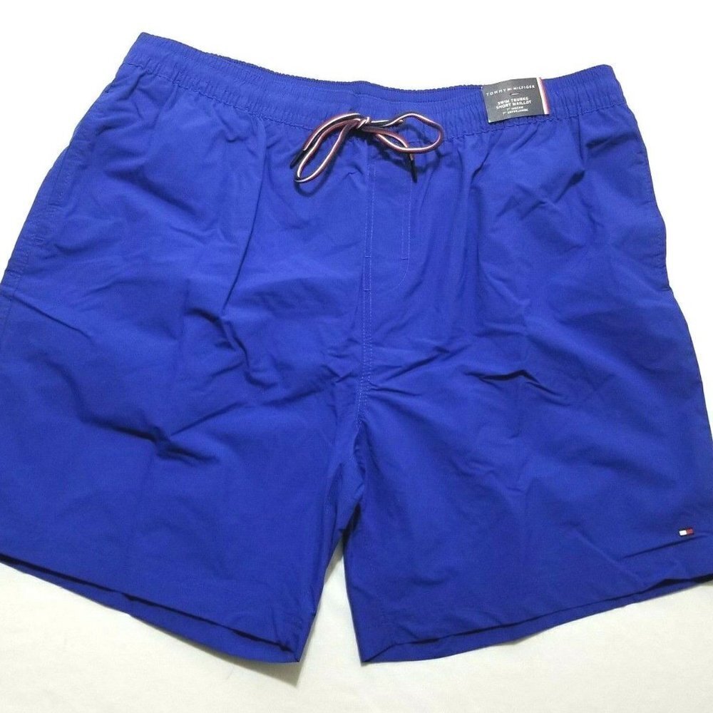 Tommy Hilfiger Men's Board Drawstring Swimwear Shorts‎